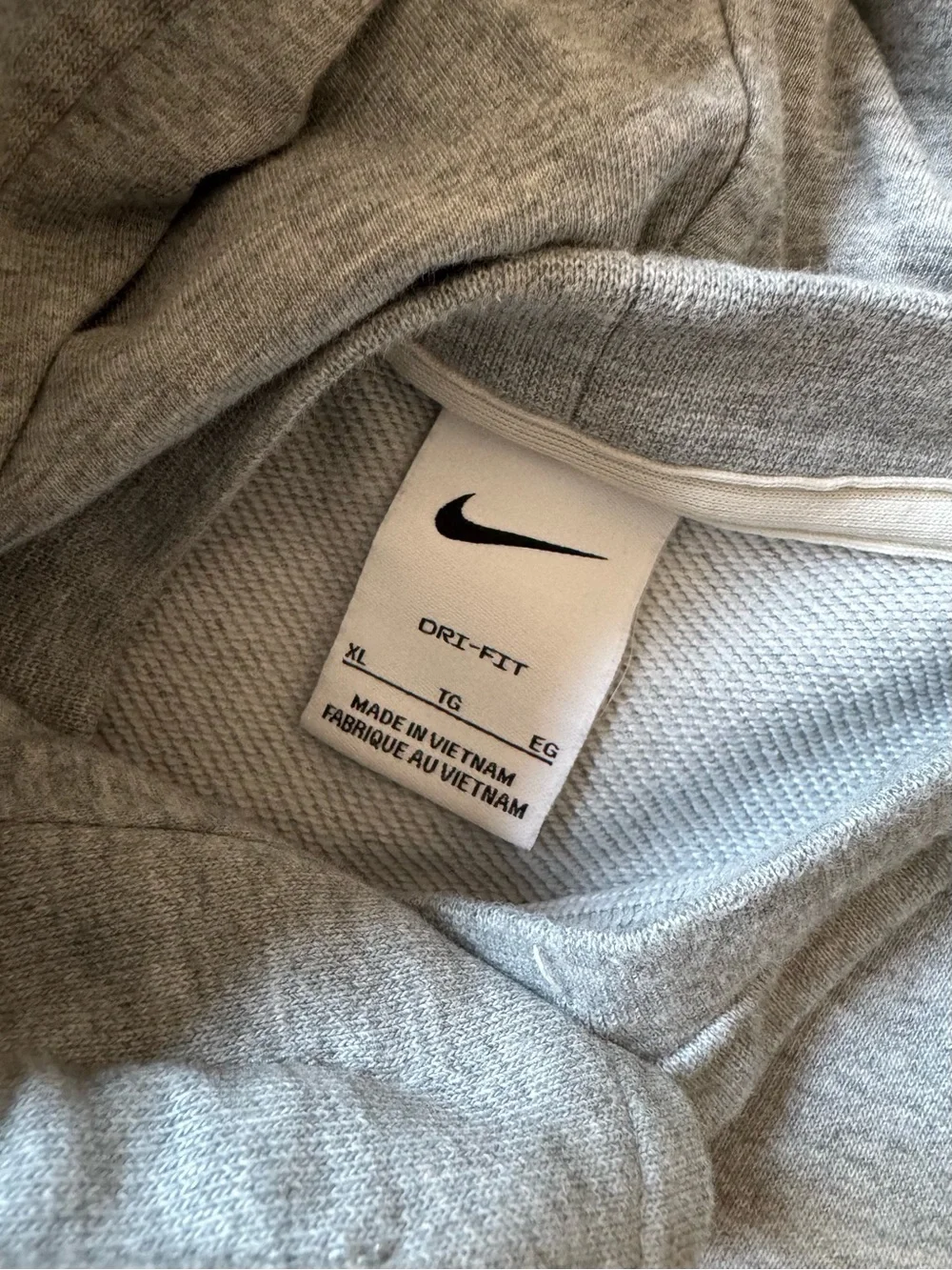 Nike Gray Hooded Pullover Sweatshirt